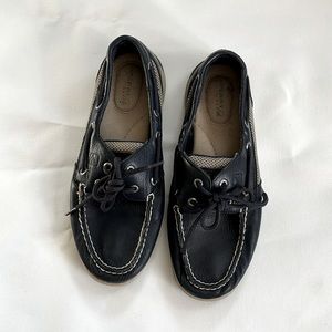Navy Sperry Boat Shoes